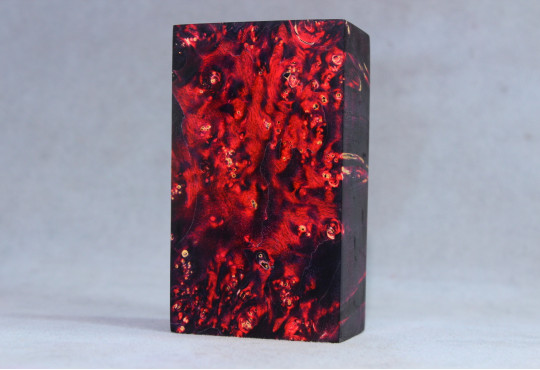 Stabilized Maple Burl Wood Mod Block